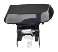VTSGBLS Outer Door Handle Cap Rear Left Right Outside Door Handle for Pathfinder R51 2005-2013 82607-EA502 82606-EA502(Black Rear-Right)