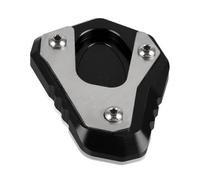 VTSGBLS Side Stand Pad For Ninja H2 SX 2017-2024 For Ninja H2 SX SE 2021-2024 Motorcycle Side Stand Enlarge Kickstand Enlarger Support Extension(Black)