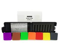 VTSYIQI Durometer Test Block A Type Rubber Hardness Test Block Durometer Test Block Kit for Durometers Type A Durometer Test Block Color Black