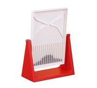 Vttui Galton Board, Galton Board Desktop Board, Galton Board Probability Demonstrator Model, Inspire Curiosity, for Physics Experiment Teaching(Color:Red)