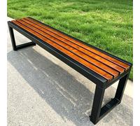 Vttui Patio Bench, Backless Patio Bench, Outdoor Park Bench 180cm