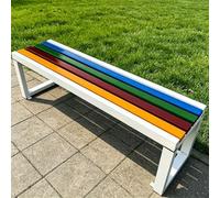 Vttui Patio Bench, Backless Patio Bench, Outdoor Park Bench 180cm
