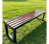 Vttui Patio Bench, Backless Patio Bench, Outdoor Park Bench 180cm