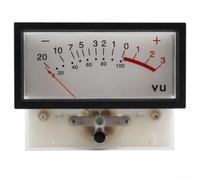Vu Level Coil Vertical Indicator Backlight Precision Moving Meter RGB Meter for Amplifiers for Red/Blue/Green Panel Having Mount Stable Performance Zinc-Nickel