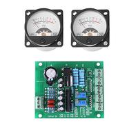 Vu Meter Print, Vu Meter Panel, Vu Meter, Akozon 2 Pcs VU Meter, AC12V Stereo VU Meter, VU Meter Warm Back Light Recording + Audio Level Amp with Driver Board Electronic Components Driver Board Ampli
