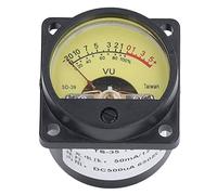 VU Meter Vibration Proof Volume Level Meter with Backlight, Suitable for Recording Studio Home Speaker 50mA 12V
