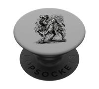 Vuall Gothic Guardian of the Dunes Illustration PopSockets Adhesive PopGrip
