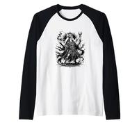 Vuall Unleashed The Desert Demon Awakens Raglan Baseball Tee