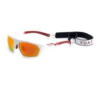 Vuarnet - Air 2010 Large Blanc Mat Rouge Pure Grey Red Flashed - Sunglasses