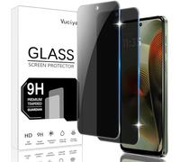 Vuciya 2 Pieces Privacy Tempered Glass Compatible with Motorola Moto G55 5G Protection Hardness 9H Screen Protector Anti-Scratch Bubble-Free Anti-Fingerprint Ultra Resistant