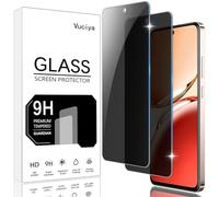 Vuciya 2 Pieces Privacy Tempered Glass Compatible with OPPO Reno12 FS 5G / Reno12 F Protection Hardness 9H Screen Protector Anti-Scratch Bubble-Free Anti-Fingerprint Ultra Resistant