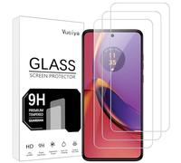 Vuciya 3 Pieces Tempered Glass Compatible with Motorola Moto G84/G73/G54/G14 9H Hardness Screen Protector Anti-Scratch Bubble-Free Anti-Fingerprint Ultra Resistant