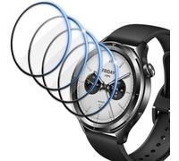 Vuciya 4 Pieces Protective Film for Xiaomi Watch S4, 3D Curved Full Coverage with Scale, Easy Application, Sensitive Touch, Anti-Scratch, Bubble Free
