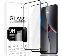 Vuciya Pack of 2 Screen Protectors Compatible with Xiaomi 15 Ultra/Xiaomi 15 Pro Tempered Glass, 9H Hardness Protective Film, Anti-Scratch, Anti-Bubble, HD Clear Film, for Xiaomi 15 Ultra
