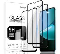 Vuciya Pack of 3 Screen Protectors Compatible with Xiaomi Redmi 15C Tempered Glass, 9H Hardness Protective Film, Anti-Scratch, Anti-Bubble, HD Clear Film, for Redmi 15C