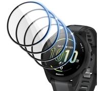 Vuciya Pack of 4 Screen Protectors for Garmin Forerunner 165 Music 43 mm, 3D Curved Full Coverage with Scale, Easy Application, Sensitive Touch, Anti-Scratch, Bubble Free