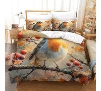 VUDBELAFC Robin 3D Printed Bedding Sets Duvet Coverfor Kid Teens Boys And Girls Man Quilt Cover 3 Pcs With Pillow Cases Easy Care Anti-Allergic Soft And Smooth Single（140x200cm）