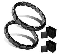 VUDHTEY Hemios Hematite Bracelet, Hemys Hematite Bracelet for Men, 2025 New Hemios bracelet, Restore Confidence & Your Edge, Gift for Dad, Husband, Boyfriend (2pcs)