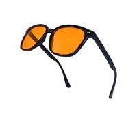 VUEECLAT 98% Orange Blue Light Glasses for Woman Men| Ergonomic Design for Extended Use| Anti-Glare, Stylish Frame | Great for Computer, TV, Gaming Use & Night Owls