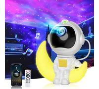 VUENICEE Astronaut Galaxy Star Projector,Spaceman Night Light, Star Night Light Projector with Timer/Remote Control/Bluetooth/Music Speaker,Gaming Room Decor, Gifts for Kids and Adults