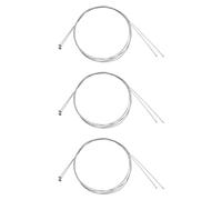 Vueqkueg Brake Cable 1.75m Cylinder 0.6cm Silver | Package contents: 3 front + 3 rear cables, length 1.75m, wire dia 0.16cm, cylinder dia 0.6cm, metal.