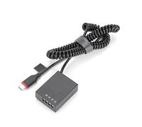 Vueqkueg Camera Charger USB-C NP-W126S Dummy Battery for X-T1 X-T30 II | 8.4V 2A output delivers stable power to camera, enabling silent operation during video shoots or timelapse sessions.
