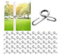 Vueqkueg Fence Post Clips Rust Grip Stainless | Rust stainless clips provide a secure grip on 3/8 inch round posts for outdoor fences.