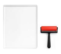 Vueqkueg Gel Printing Plate 8x10 Inch Great for Layered Texture Printing | Compact and portable, this gel plate is ideal for classroom demos, workshops, and on-the-go sessions anywhere