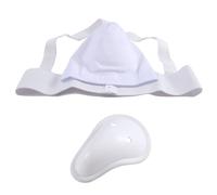 Vueqkueg Groin Protector Cup Education-Focused Guard for Practical Training | Education-focused groin guard polyester-cotton material and elasticated fit for practical training.
