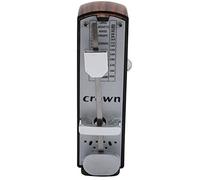 Vueqkueg Metronome Portable Mechanical Wind Up 60-208 BPM for Practice | Pattern random adds visual charm while teak color housing keeps rhythm with a quiet metronome tick for small space practice.