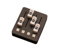 Vueqkueg MIDI Controller Compact USB-C with 4 Faders & 4 Backlit Buttons | 4 large, precise faders provide tactile mix control ideal for precise level adjustments during live streaming and production