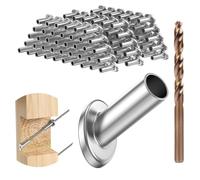 Vueqkueg Stair Cable Railing Sleeve 40Pack 30 Deg Protector 1/8 Wood in | Bulk 40Pack sleeves provide fast stair upgrades, beveled edges deliver a neat joint and a precise 30 degree fit on rails.