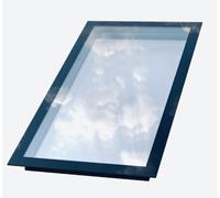 VueSky Skylights Rooflights Lanterns Flat Pitched Roof - Fixed Triple Glazed Toughened & Laminated. Self Cleaning Glass (1000mm x 2000mm)