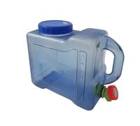 Vuggdt 5L/7.5L Camping Water Container | Clear Square Water Tank | Portable Tote Water Bin | Water Carrier Bucket | Water Storage Tank For Outdoor Sports, Fishing, Picnic