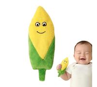 Vuggdt Baby Snuggle Toy - Plush Toddler Soothing Toy - Cute Sensory Cozy Bean Sprout Corn Stuffed Calming Washable For Car Seat Stroller Naptime Diaper Changing