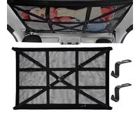 Vuggdt Car Ceiling Storage Net - Car Overhead Storage Mesh Organizer | Load-Bearing Automotive Overhead Roof Organization for Camping Road Trip Long Time Driving Outdoor Activities
