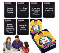 Vuggdt Card Games | Lie Guessing Card Game,Interactive Deck for Family Gatherings Company Team Building Birthday Parties Women Men