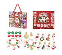 Vuggdt Christmas Advent Countdown Calendar | Countdown Advent Jewellery Box,Christmas Countdown Jewellery for Girls, Kids, Women, Adults