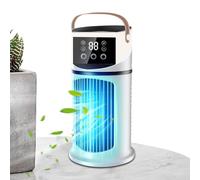 Vuggdt Desktop Air Conditioner | Air Conditioner Fan for Cooling Room | Adjustable Misting Cooler with LED Light for Bedroom Dormitory Reading Working Sleeping