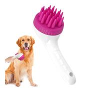 Vuggdt Dog Bath Brush, Cat Shower Long Handle Scrubber, Pet Shedding Shampoo Brush for Washing Relaxation Cats Dogs Kitten Puppy Bunny Indoor Bathing