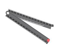 Vuggdt Folding Measuring Stick,11.8 Inches 90 Degree Folding Metal Stationery Ruler - Precision Scale Geometric Measuring Tool for Artists Designers Architects Home Renovation