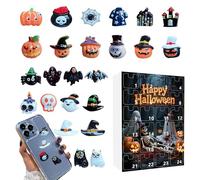 Vuggdt Halloweens Calendar Advent,Halloweens Toys Calendar Advent | Collectible Doll Mini Toys Figures for Party Kids Men Women Boys Adults Kitchen Girls Teen Holiday Home Decor