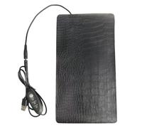 Vuggdt Heating Pad for Reptiles - 3 Temp Settings Terrarium Heater Mat | Heat Pad for Reptile Tank - for Turtle Lizard Frogs Hermit Crab Small Animals Spider Leopard Gecko