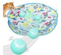 Vuggdt Hiding Cover Exercise Toy for Indoor Cats, Cat Kitten Electric Hunting Play Mat Toy, Pet Supplies, Motion Activated Interactive Cat Toy for Indoor Cats, Kittens