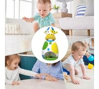 Vuggdt Inflatable Cow Toy for Kids - Cow Wobble Toy with Bell | Portable Farm Animal for Backyard Boys Girls Bedroom Desk Travel Floor Classroom