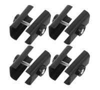 Vuggdt Umbrella Holder Clamp | 4-Piece Heavy Duty Lightweight - Sunshade Outdoor Railing Bracket - for Pool Garden Beach Camping Backyard Fence Outdoor Home