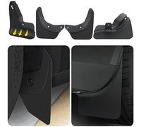 Vugosson Mud Flaps for Tesla Model 3 2023 2022 2021 2020, Upgraded Flexible Mud Guards No Drilling/Tape Splash Guards Fenders Accessories for Tesla Model 3, Set of 4 Mudguards Mudflaps for Tesla