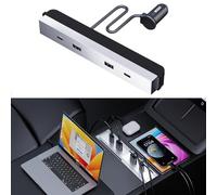Vugosson USB Hub for Tesla 2024 Model 3 Highland Center Console, 27W - 65W Fast Charging, Accessories for Tesla Model 3 Highland 2024 Docking Station