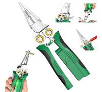 Vugttuon 8 in 1 Wire Stripping Pliers with Voltage Tester,Wire Stripper Twister with Electricity Measurement Function Multi-Function Wire Stripper Electrician's Pliers, Electrician Repair Tool