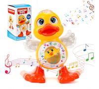 Vugttuon Dancing Duck With Music, DancingDuck Toy With LED Light, Musical DuckToy, For Kid For Birthday, Thanksgiving, Children's Day Christmas and Halloween